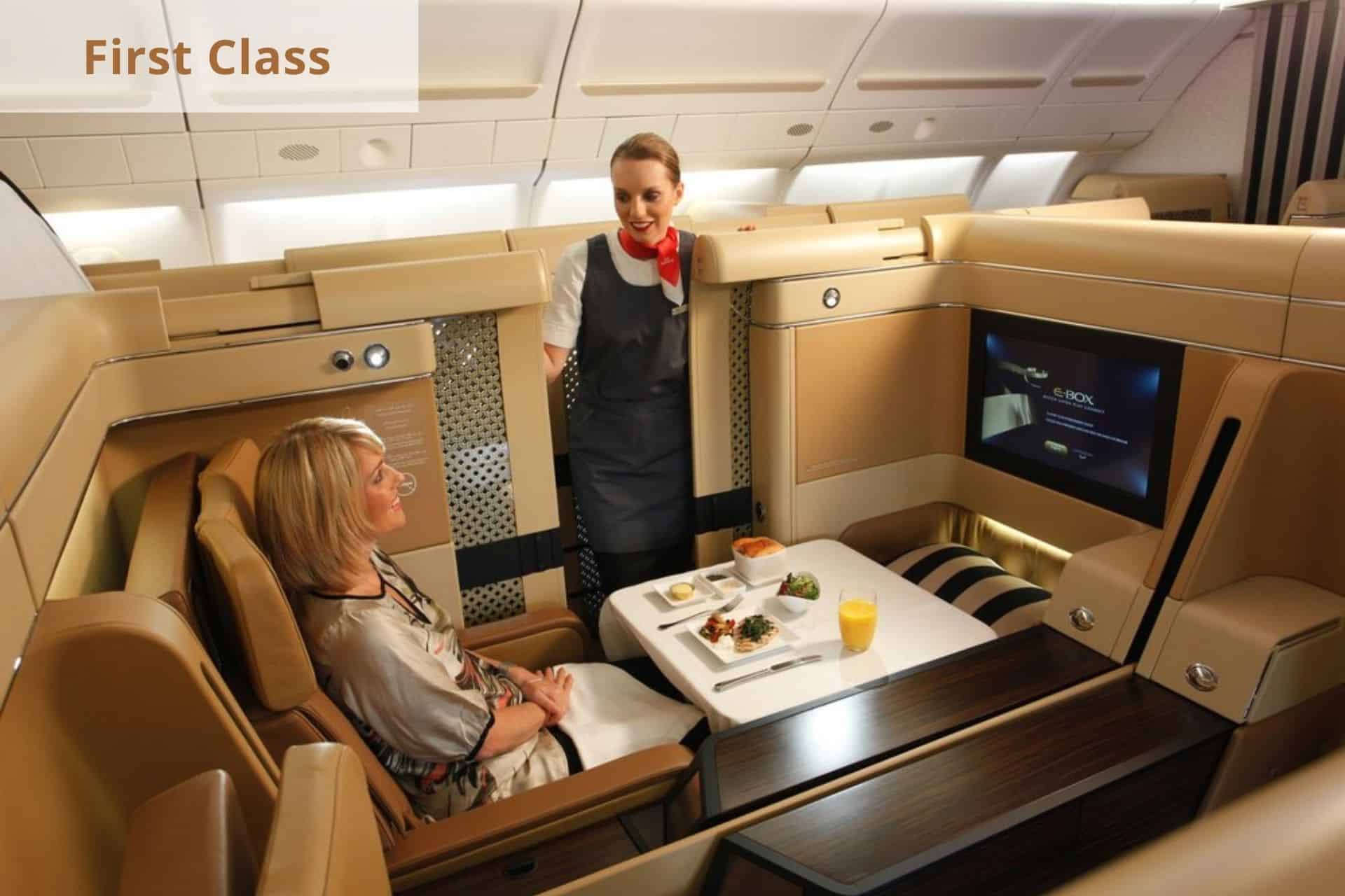 Etihad Airways first class