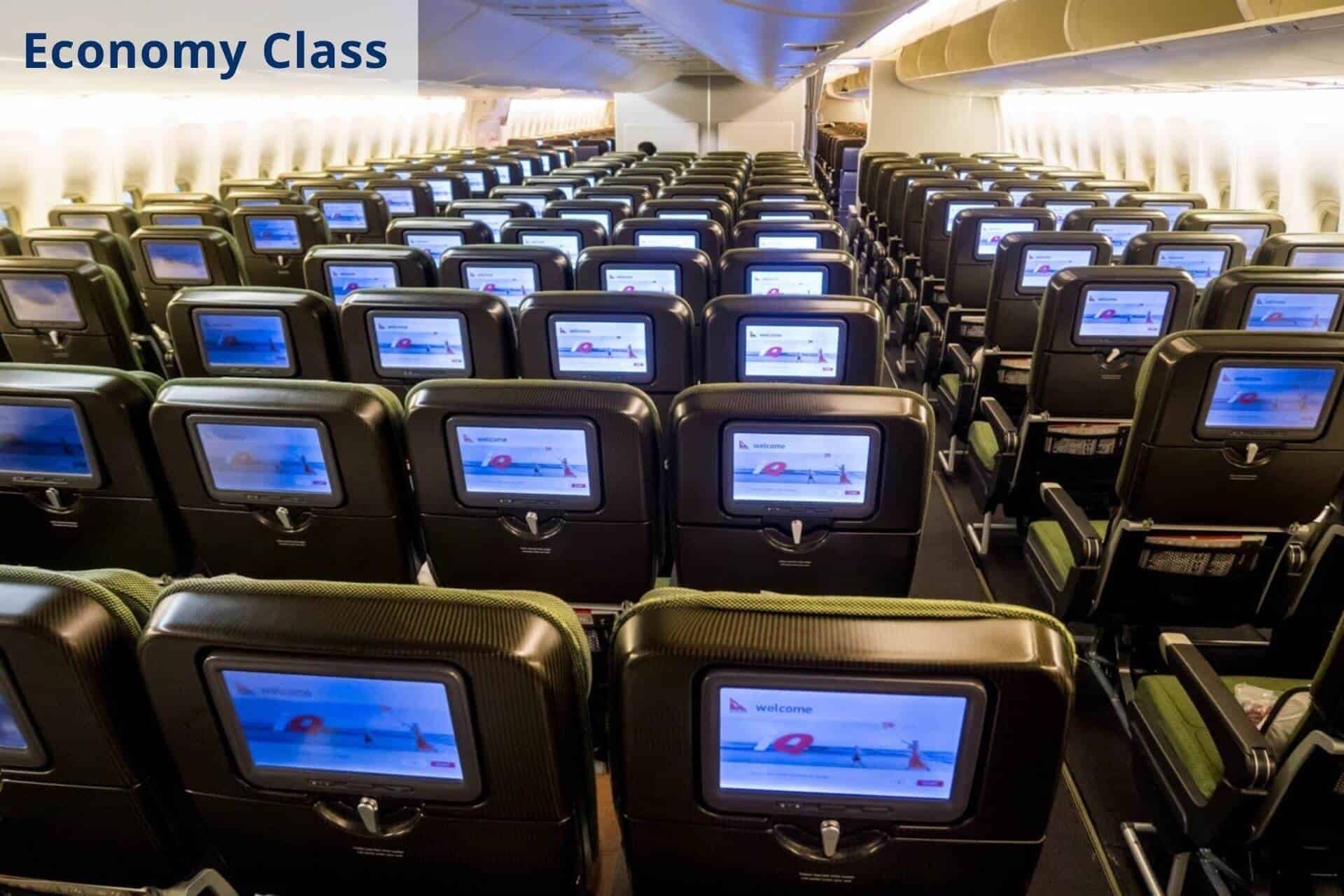 Qantas economy class