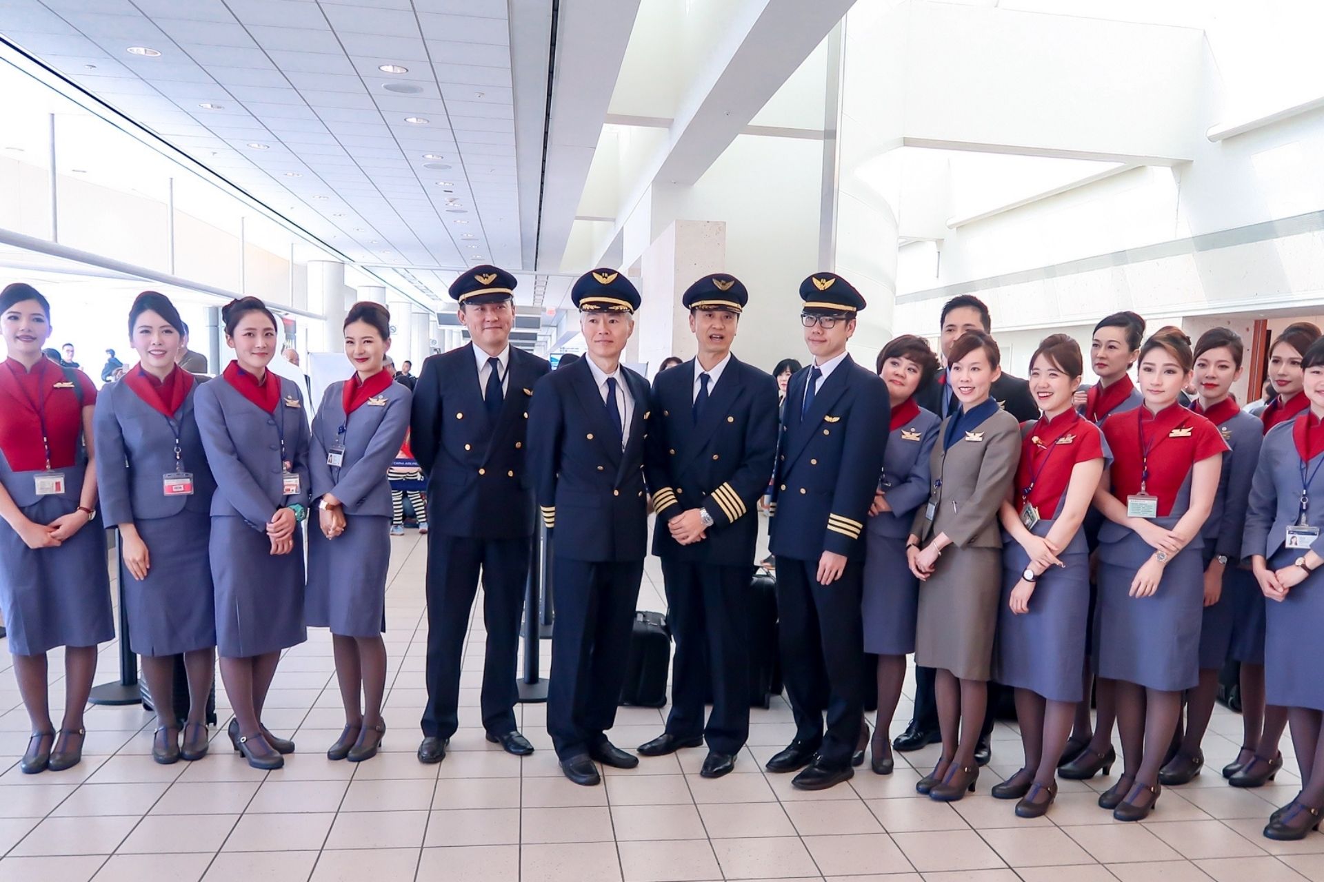 China Airlines crew