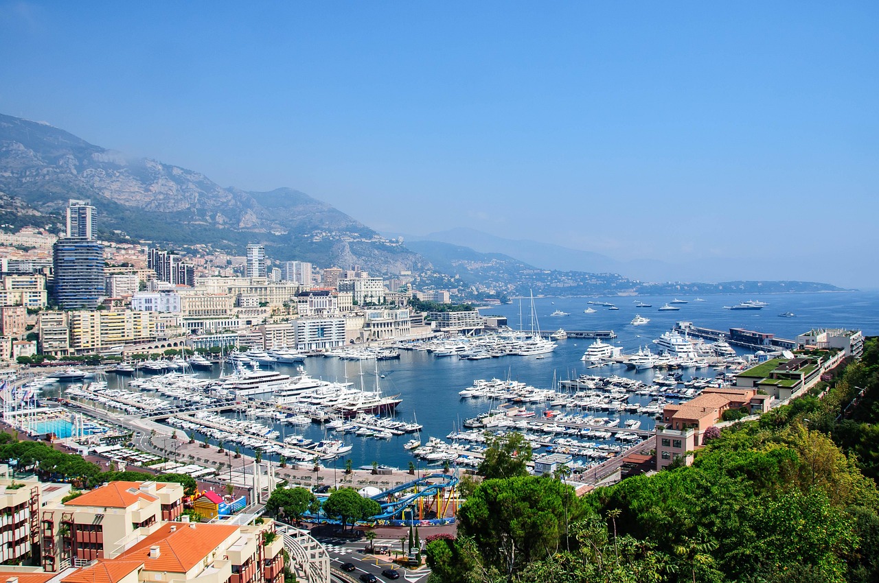 monaco, port, principality of monaco, yachts, boats, houses, skyscrapers, nature, pushed, water, cityscape, marina